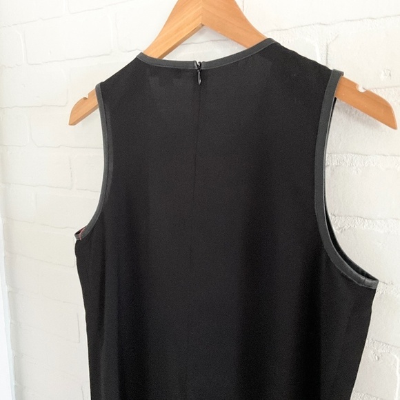 RUDSAK Leather Fringe Micro Dress Moto Biker Black Statement Sz M - Picture 8 of 16